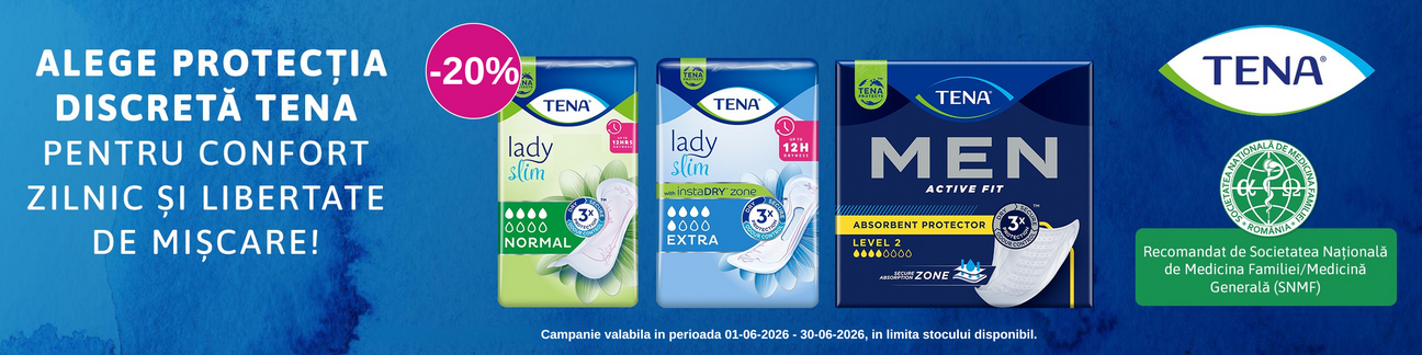 Promotie cu reducere 20% la Tena