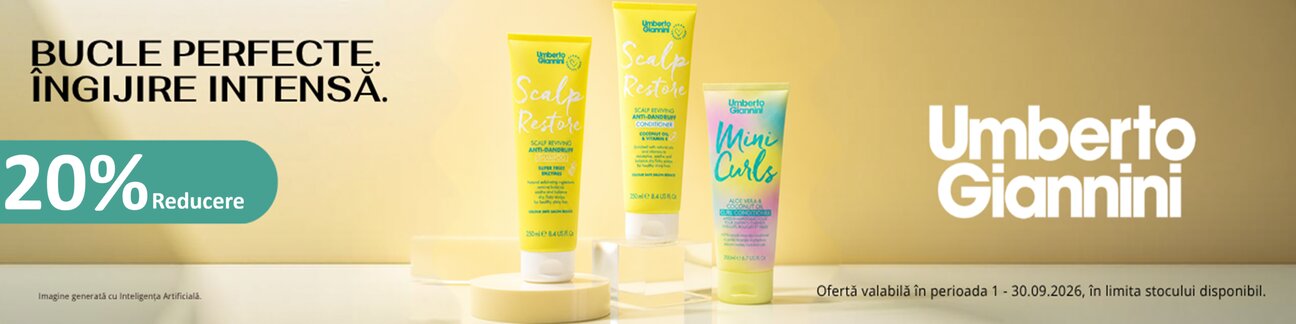Promotie cu reducere 20% la Umberto Giannini
