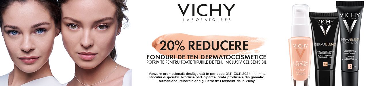 Promotie cu reducere 20% la Vichy