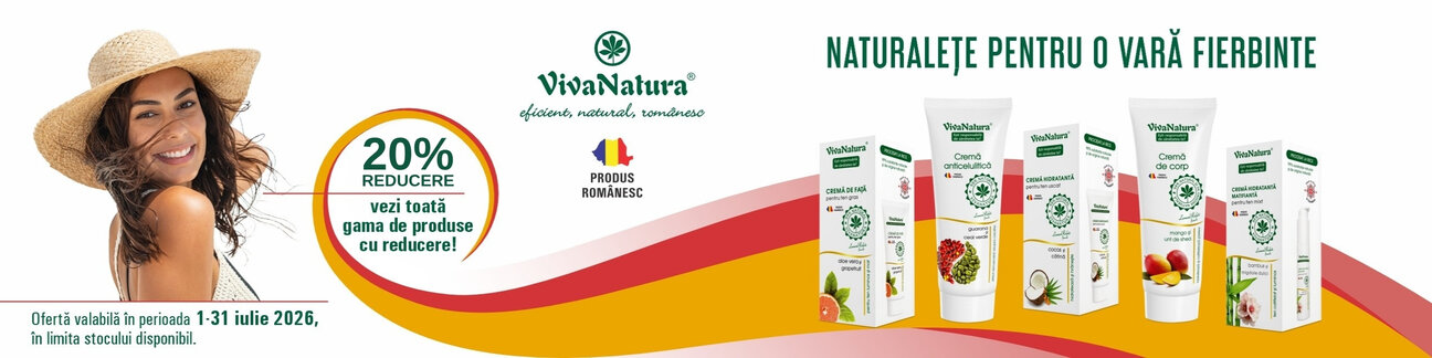 Promotie cu reducere 20% la Vivanatura