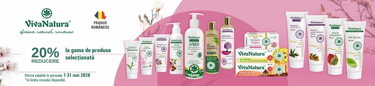 Promotie cu reducere 20% la Vivanatura