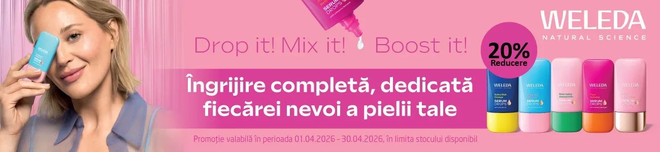Promotie cu reducere 20% la Weleda