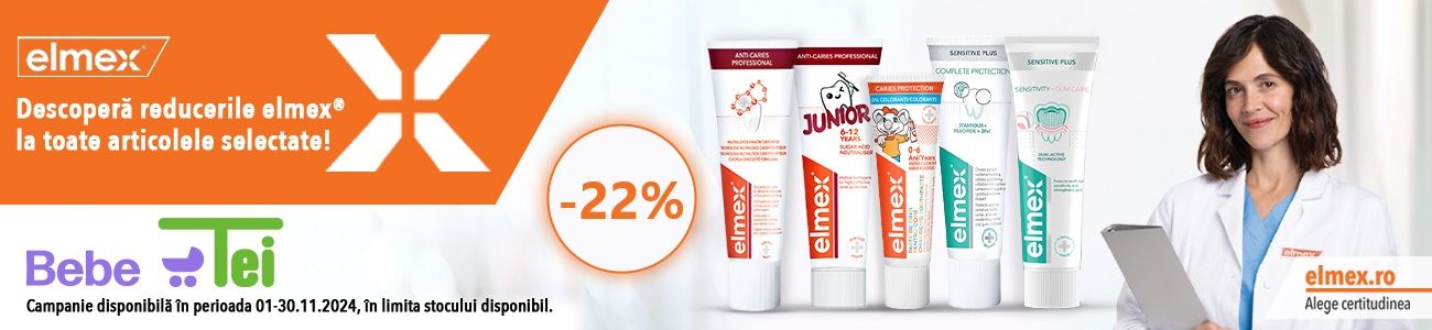 Promotie cu reducere 22% la Elmex