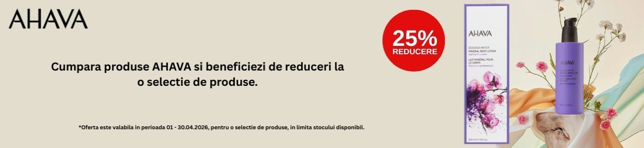 Promotie cu reducere 25% la Ahava