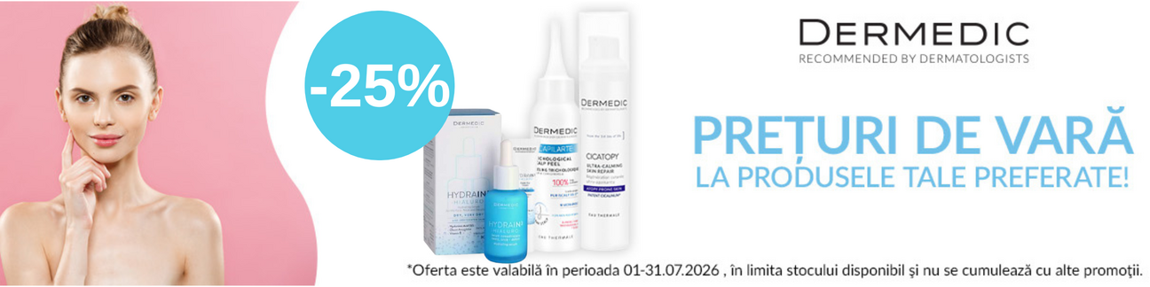 Promotie cu reducere 25% la Dermedic