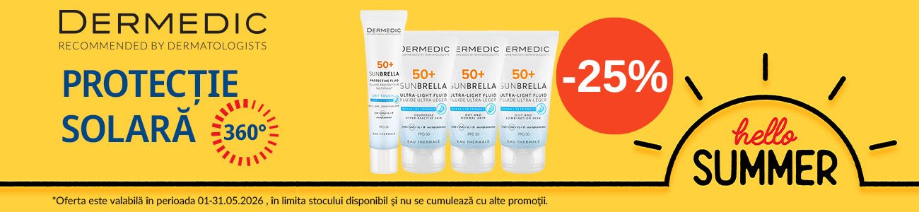 Promotie cu reducere 25% la Dermedic - Sunbrella