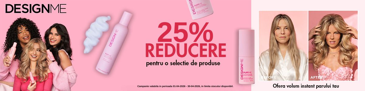 Promotie cu reducere 25% la Design Me