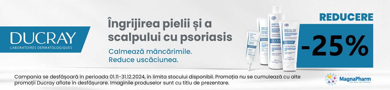 Promotie cu reducere 25% la Ducray