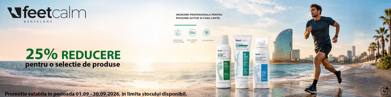 Promotie cu reducere 25% la Feet Calm