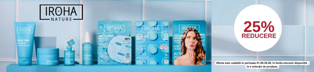 Promotie cu reducere 25% la Iroha