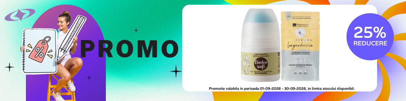 Promotie cu reducere 25% la La Saponaria