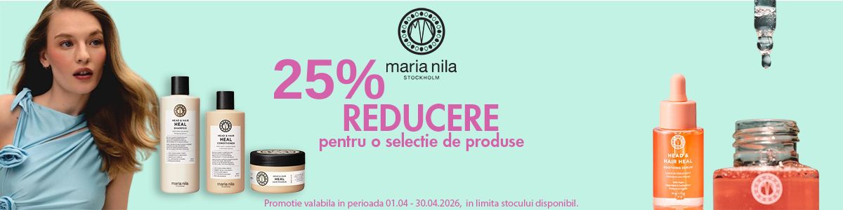 Promotie cu reducere 25% la Maria Nila