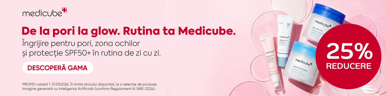 Promotie cu reducere 25% la Medicube