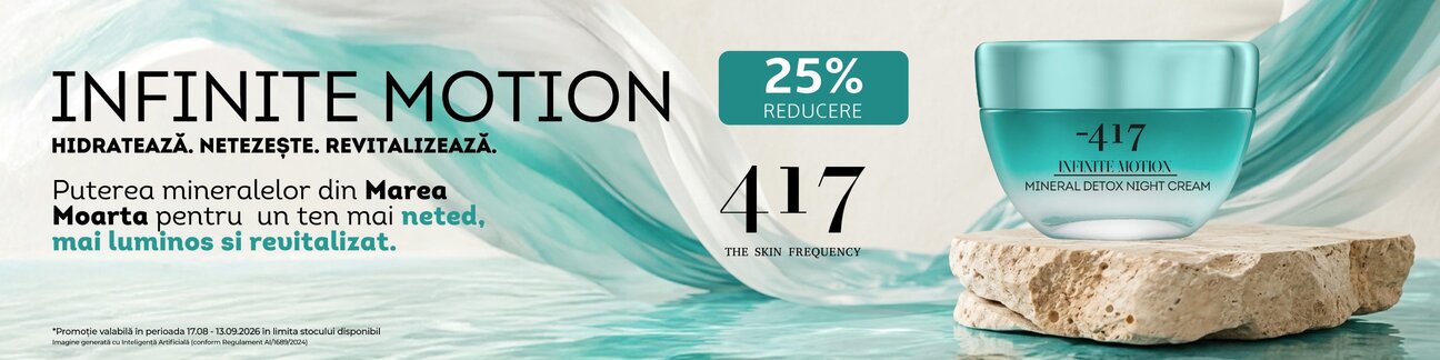 Promotie cu reducere 25% la Minus 417
