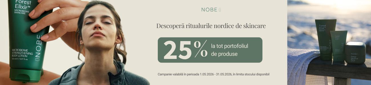 Promotie cu reducere 25% la Nobe