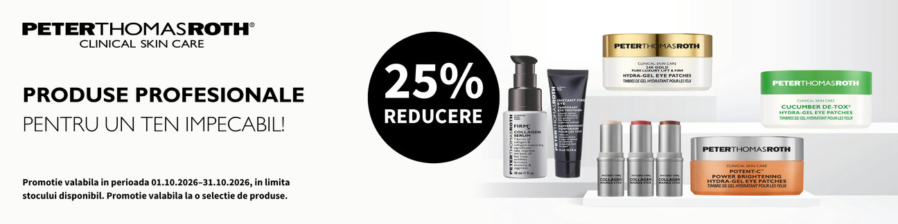 Promotie cu reducere 25% la Peter Thomas Roth