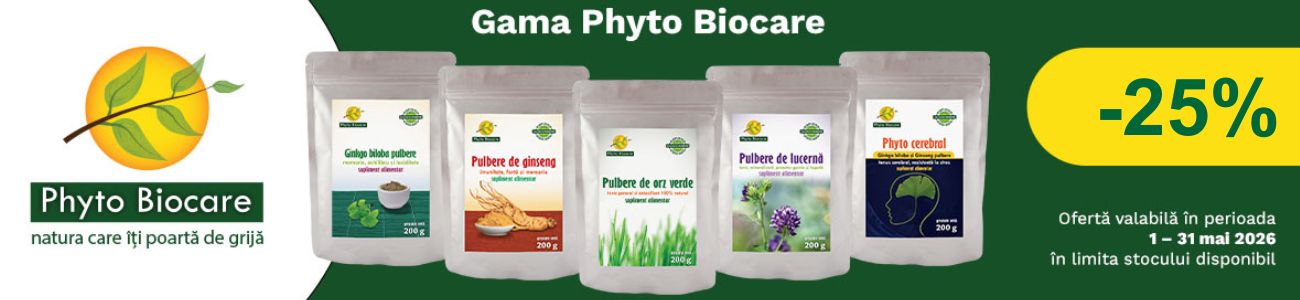Promotie cu reducere 25% la Phyto Biocare