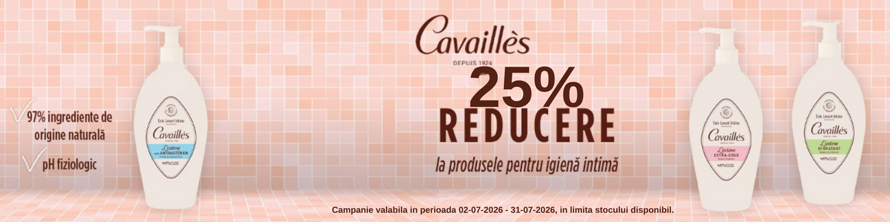 Promotie cu reducere 25% la Roge Cavailles