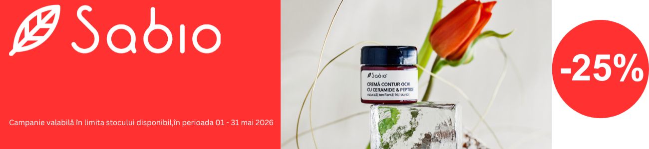Promotie cu reducere 25% la Sabio