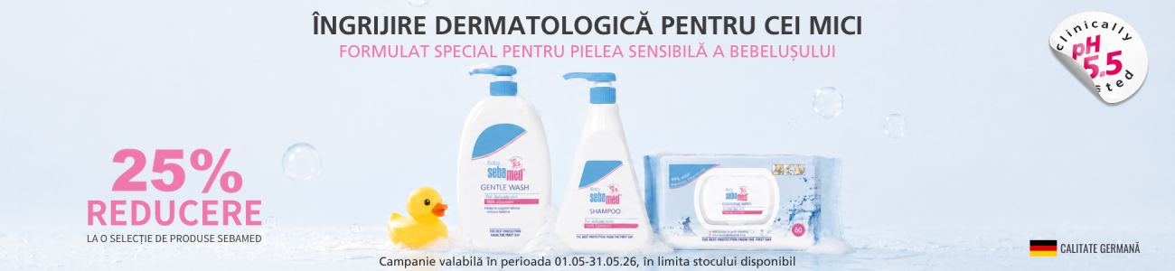 Promotie cu reducere 25% la Sebamed