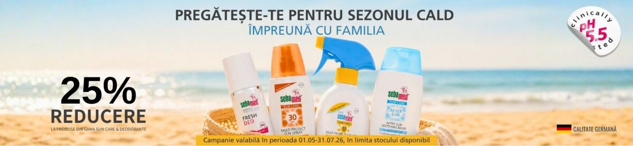 Promotie cu reducere 25% la Sebamed