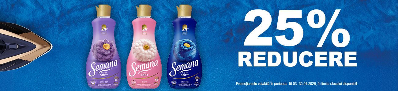 Promotie cu reducere 25% la Semana