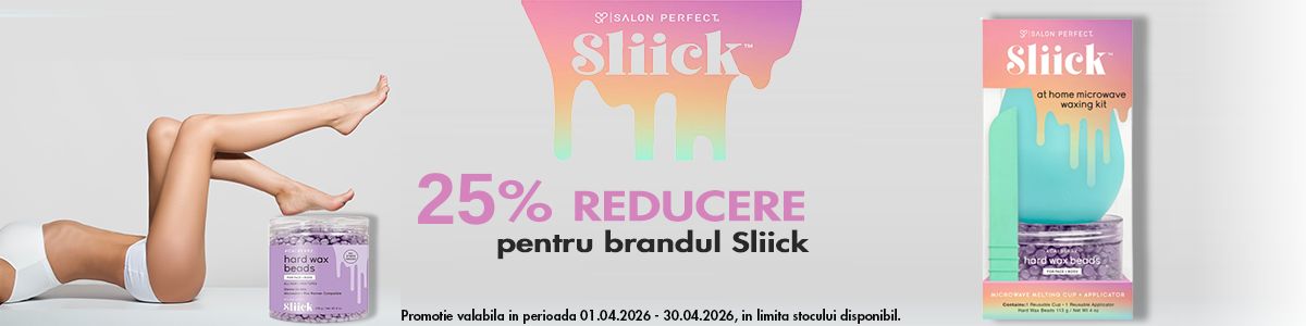 Promotie cu reducere 25% la Sliick