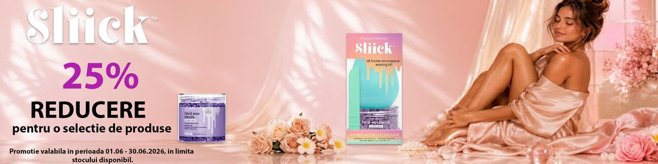 Promotie cu reducere 25% la Sliick