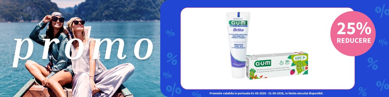 Promotie cu reducere 25% la Sunstar Gum
