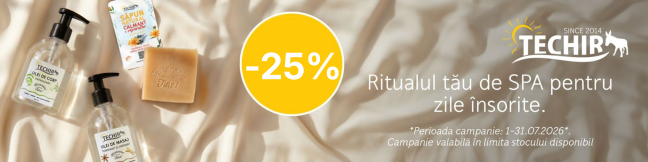 Promotie cu reducere 25% la Techir