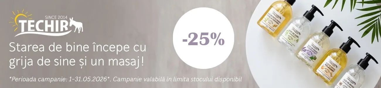 Promotie cu reducere 25% la Techir