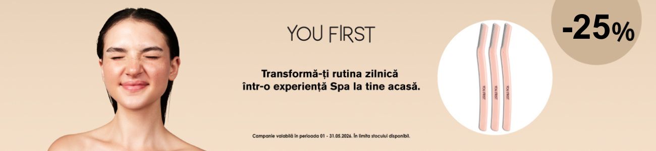 Promotie cu reducere 25% la You First