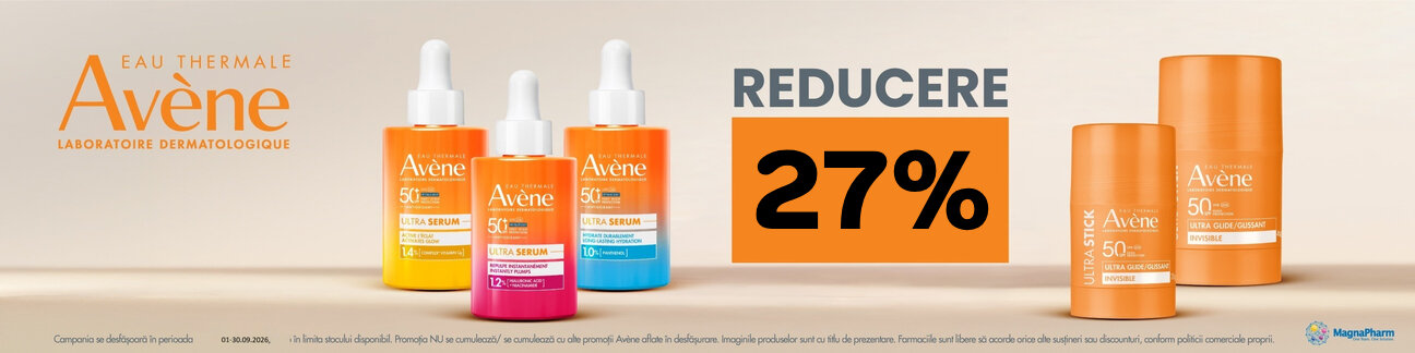 Promotie cu reducere 27% la Avene