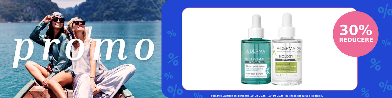 Promotie cu reducere 30% la Aderma
