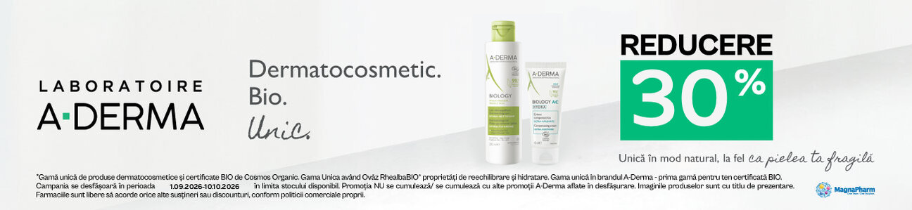 Promotie cu reducere 30% la Aderma