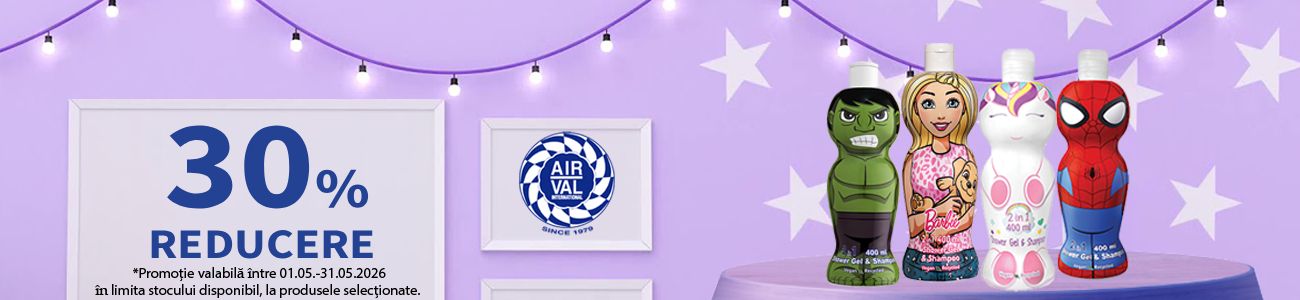 Promotie cu reducere 30% la Air Val