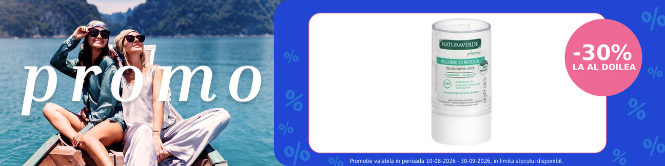 Promotie cu reducere 30% la al doilea NaturaVerde