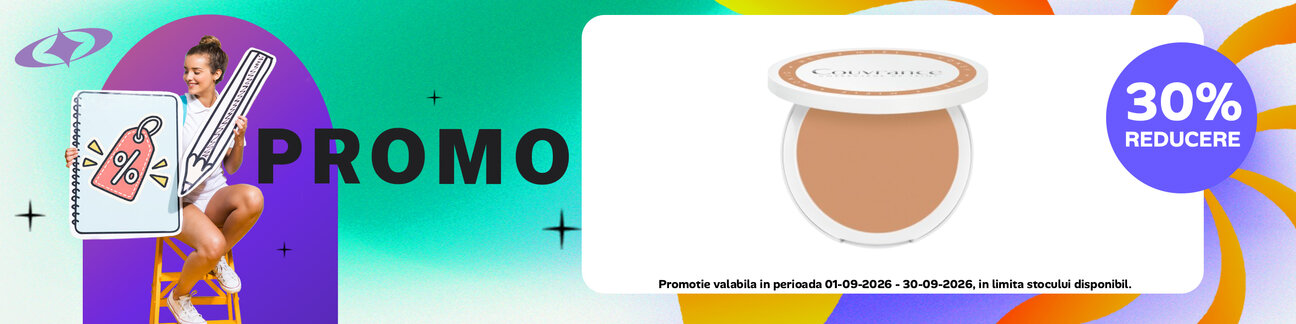 Promotie cu reducere 30% la Avene Couvrance