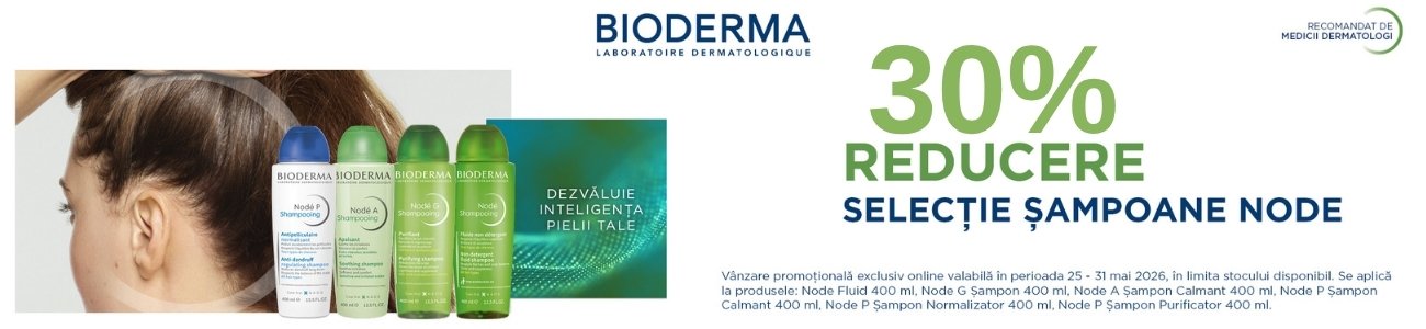 Promotie cu reducere 30% la Bioderma