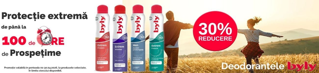 Promotie cu reducere 30% la Byly