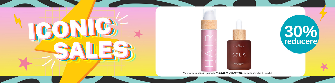 Promotie cu reducere 30% la Cocosolis - Iconic Sales