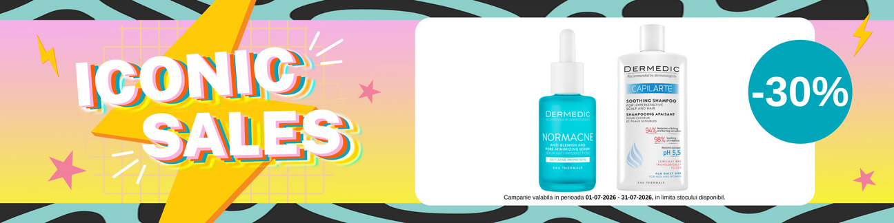 Promotie cu reducere 30% la Dermedic - Iconic Sales