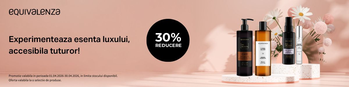 Promotie cu reducere 30% la Equivalenza