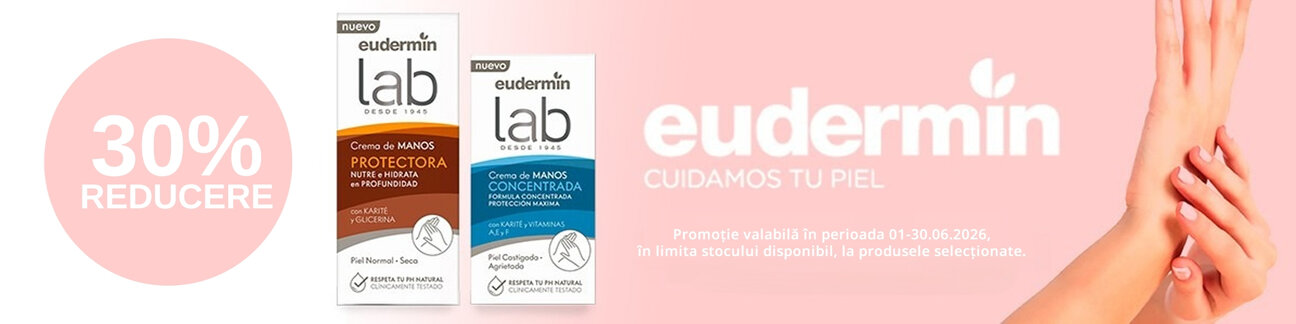 Promotie cu reducere 30% la Eudermin