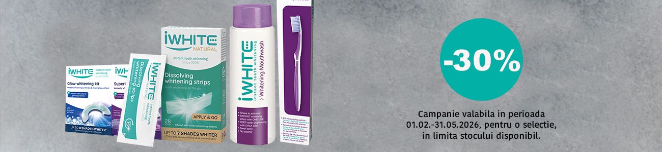 Promotie cu reducere 30% la IWhite