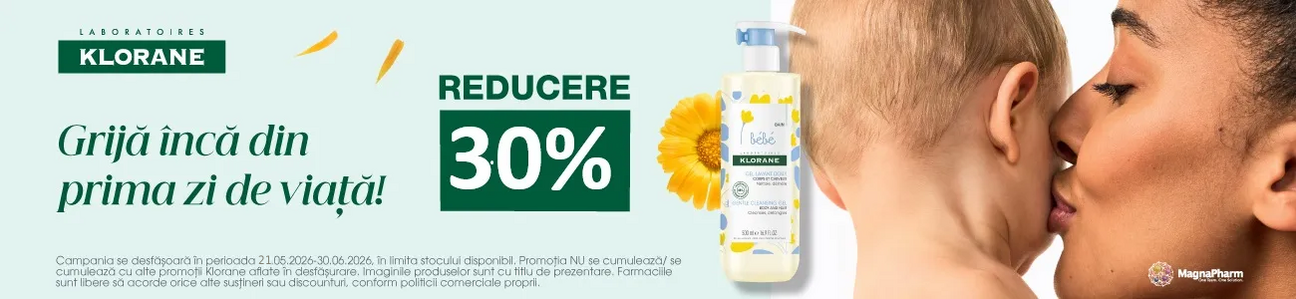 Promotie cu reducere 30% la Klorane