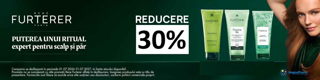 Promotie cu reducere 30% la Rene Furterer