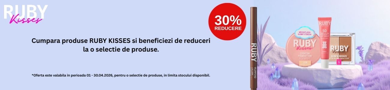 Promotie cu reducere 30% la Ruby Kisses