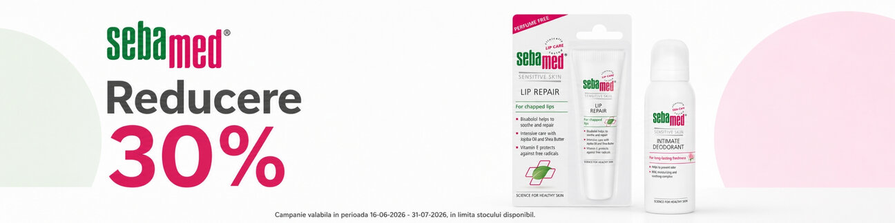 Promotie cu reducere 30% la SebaMed