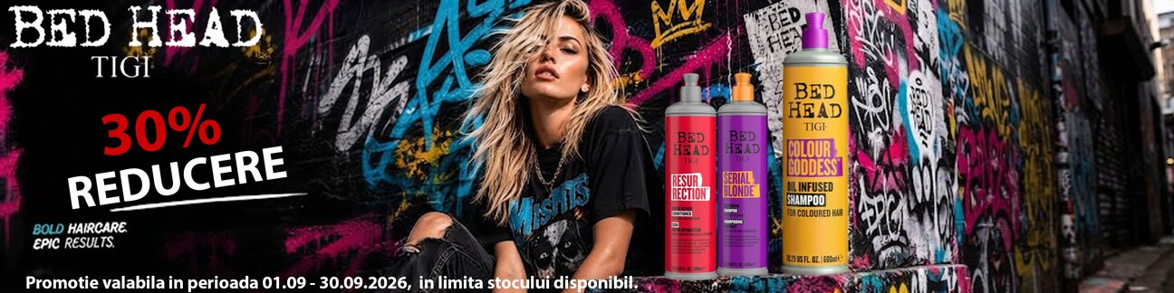 Promotie cu reducere 30% la Tigi